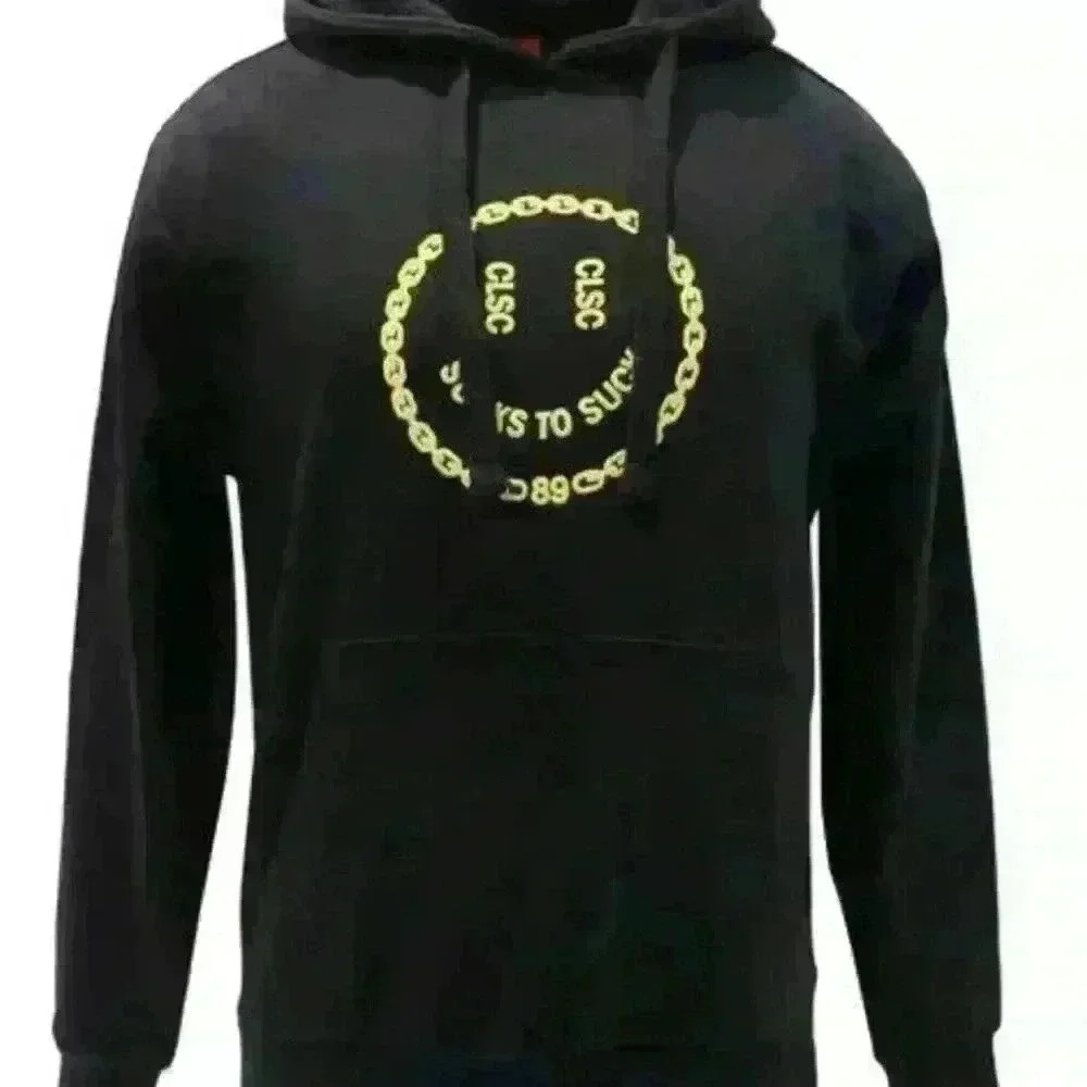 CLSC Life Streetwear Happy hoodie . NWOT. Size Large